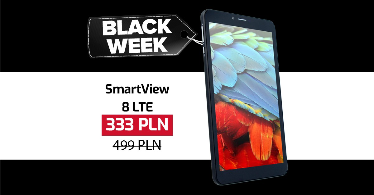 SmartView 8 LTE Black Week